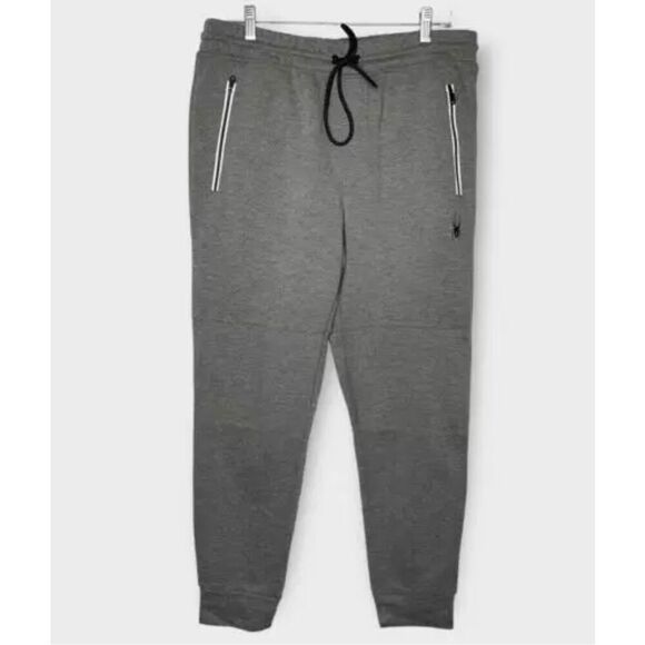 Spyder‎ Active Men's Size L Jogger Pants Gray  Sweatpants Activewear Athleisure - Picture 1 of 10